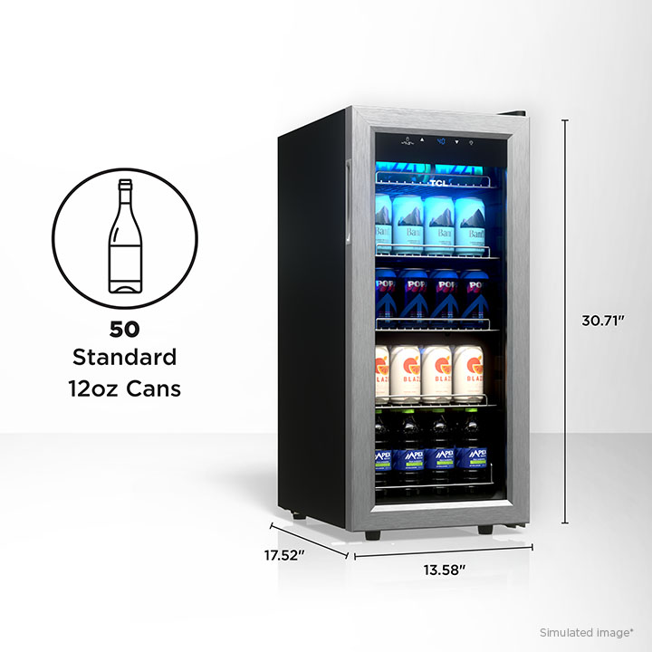 Freestanding wine cooler