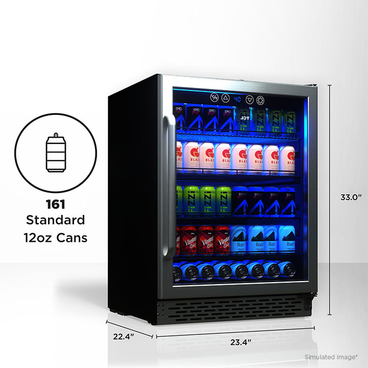 Freestanding wine cooler