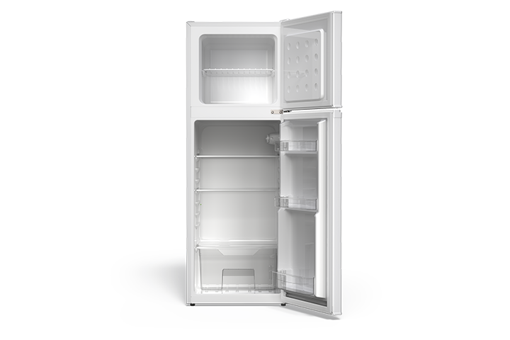TCL 4.7 Cu.Ft Two Door Mini Refrigerator White - TRM47D5AW | TCL USA
