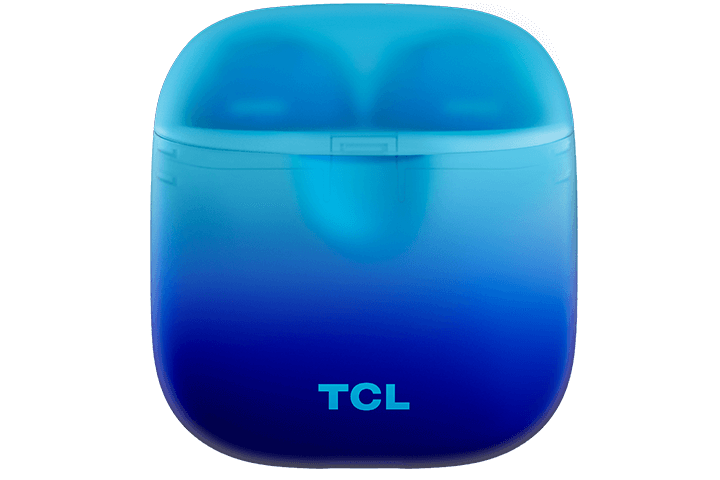 TCL Ocean Blue True Wireless In-ear Bluetooth Headphones - SOCL500TWS Case Front