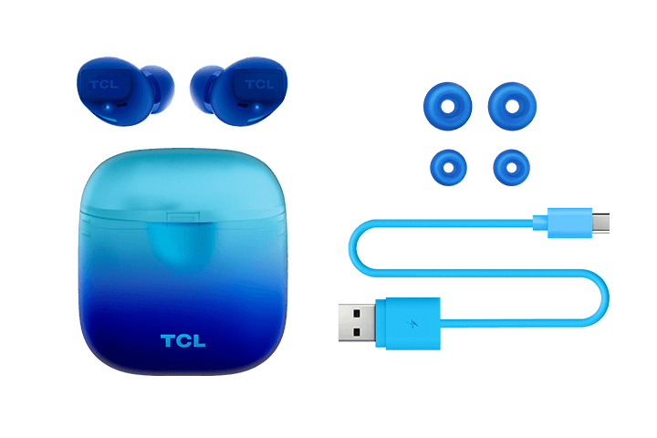 TCL Ocean Blue True Wireless In-ear Bluetooth Headphones - SOCL500TWS All