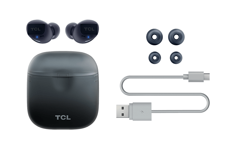TCL Phantom black True Wireless In-ear Bluetooth Headphones - All