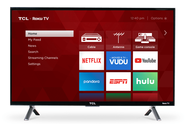 TCL 28" Class 3-Series HD LED Roku Smart TV - Front View
