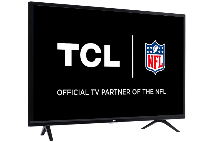 TCL 32” CLASS 3-SERIES HD LED Android SMART TV - 32S334-CA Angled Right