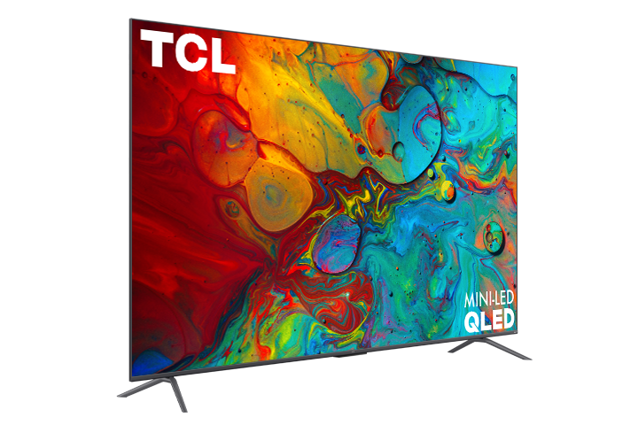 TCL 85" Class 6-Series 4K QLED Dolby Vision HDR - 85R655 - Left Angle