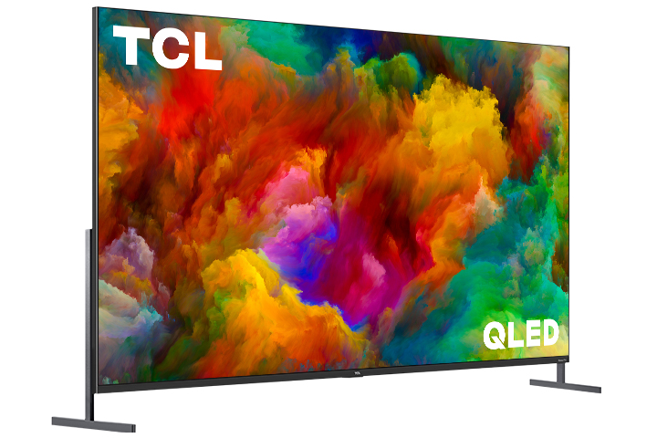 TCL 85" Class 4K QLED Dolby Vision HDR Smart Roku TV - 85R745- Left