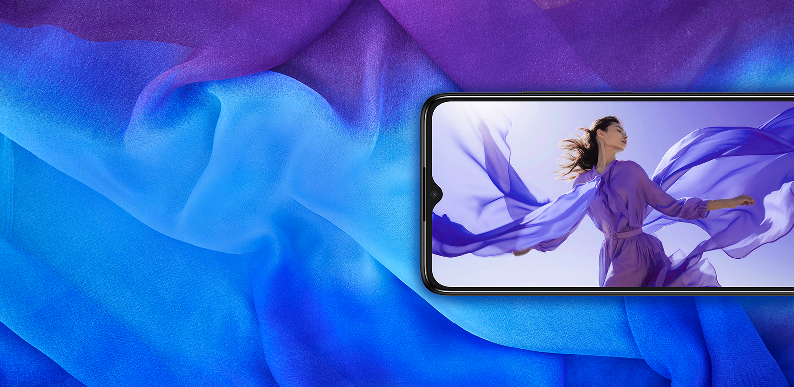 dynamic colors displayed on phone screen