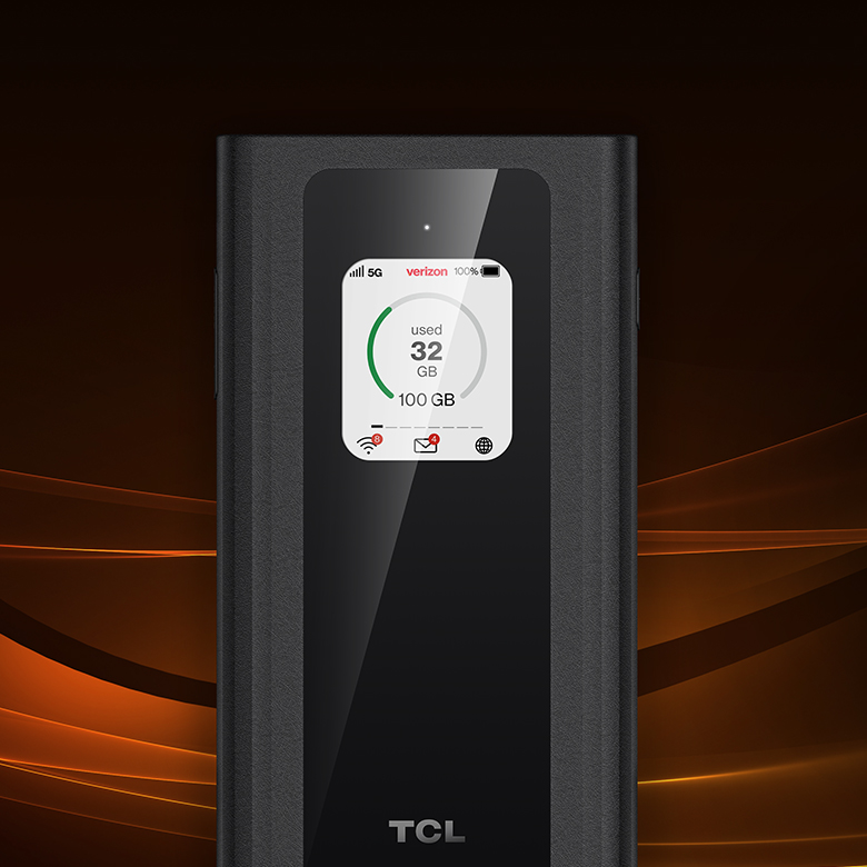 hotspot with easy to read display menu