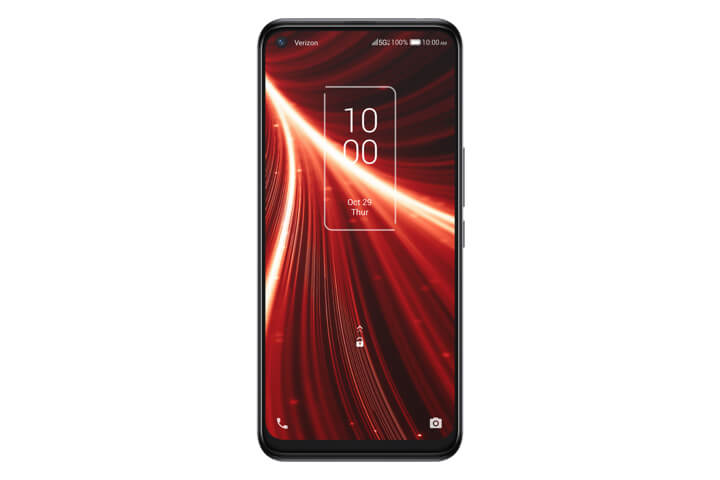 TCL 10 5G UW - Front view with screen locked