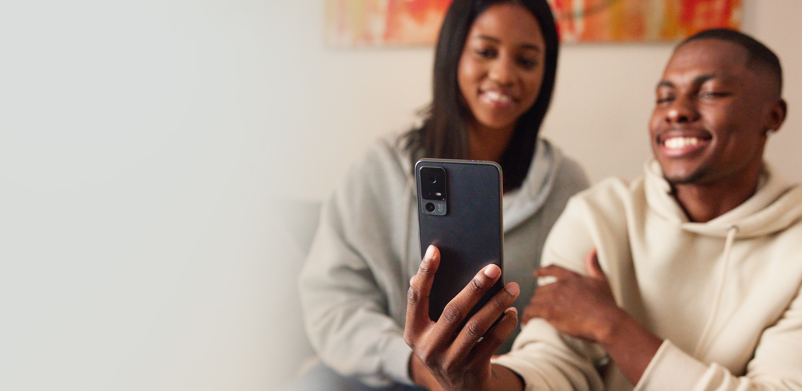 two people video calling